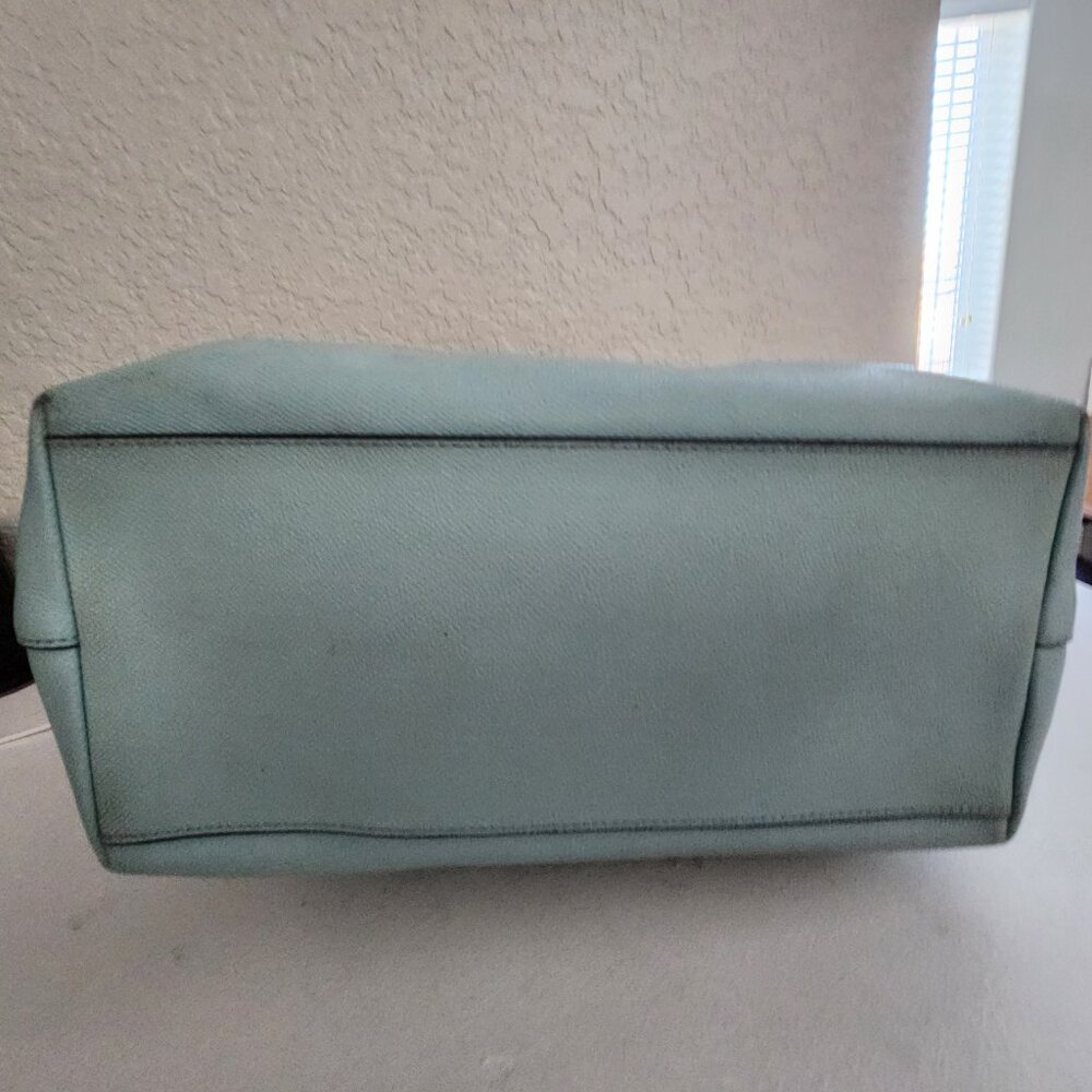 Coach City Zip Top Sky Blue Tote Bag (Damaged) - Picture 7 of 16